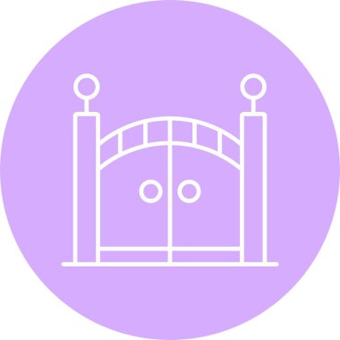 Geçit Satırı Çemberi Simgesi