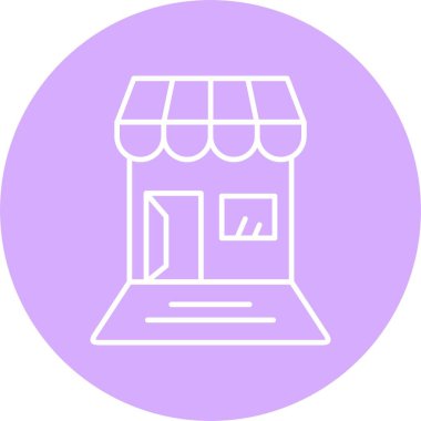 Alışveriş Hattı Çemberi Simgesi