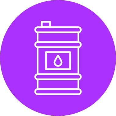 Petrol Varili Hattı Çemberi Simgesi