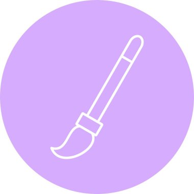 Fırça Çizgisi Çemberi Simgesini Boya