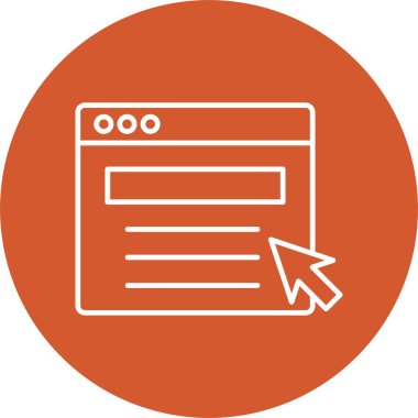 Web Portal Satır Çemberi Simgesi