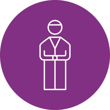 Salat Satırı Çemberi Simgesi