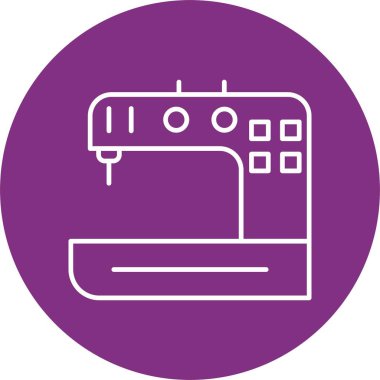 Makine Satırı Çemberi Simgesi Dikiliyor