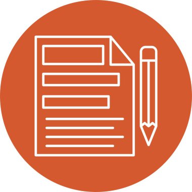 Dosya Satırı Çemberi Simgesi