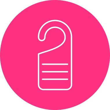 Kapı Askısı Satırı Çemberi Simgesi