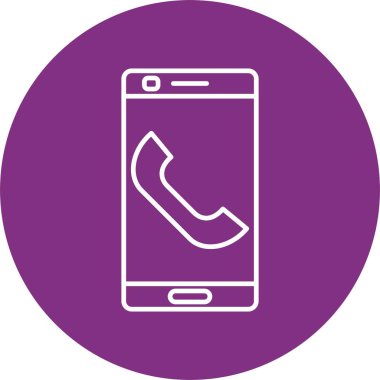 Telefon Hattı Çemberi Simgesi