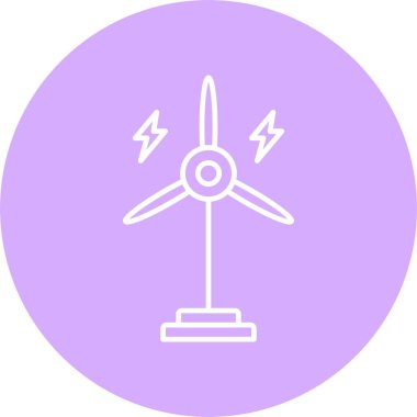 Eyolik Türbin Hat Çemberi Simgesi