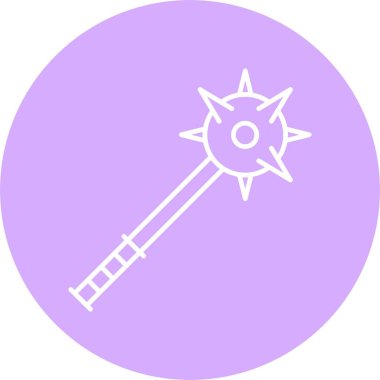 Mace Satır Çemberi Simgesi