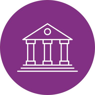 Banka Satırı Çemberi Simgesi