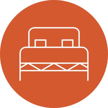 Çift Yatak Hattı Çemberi Simgesi