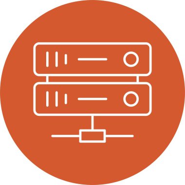 Sunucu Satırı Çemberi Simgesi