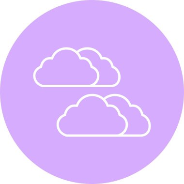 Bulutlu Satır Çemberi Simgesi