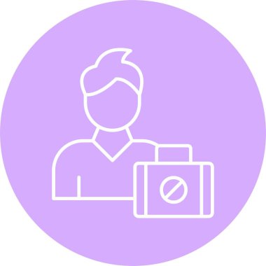 İşsiz Satır Çemberi Simgesi