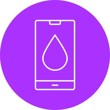 Su Düşürme Hattı Çemberi Simgesi