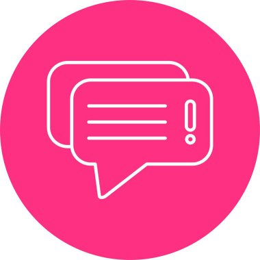 Hata İleti Satırı Çemberi Simgesi