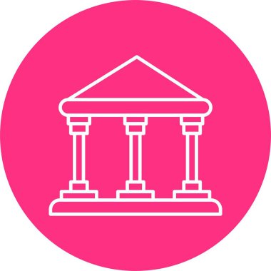 Banka Satırı Çemberi Simgesi