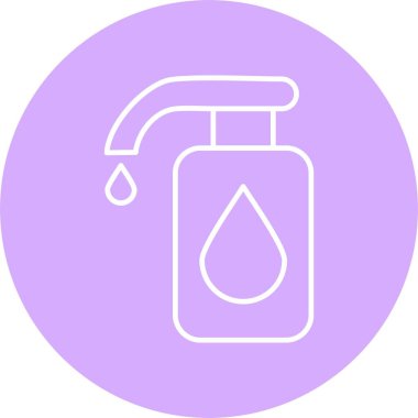 Sıvı Satır Çemberi Simgesi Temizleniyor