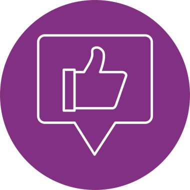 Tatmin Satırı Çemberi Simgesi