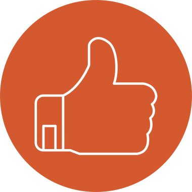 İyi Geri bildirim Satırı Çemberi Simgesi