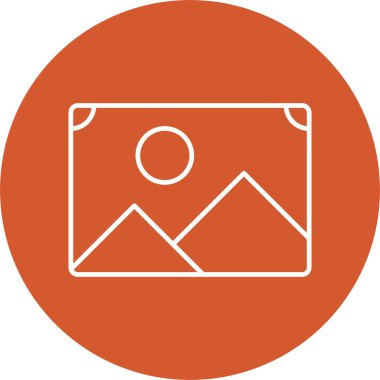 Fotoğraf Satırı Çemberi Simgesi