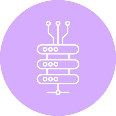 Veri Ağı Satır Çemberi Simgesi