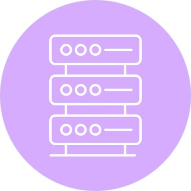 Veritabanı Satırı Çemberi Simgesi