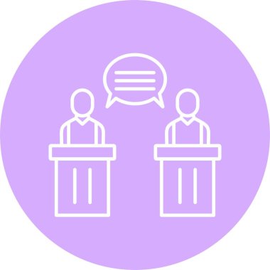 Tartışma Hattı Çemberi Simgesi