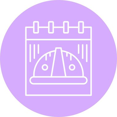 İşçi Bayramı Satır Çemberi Simgesi