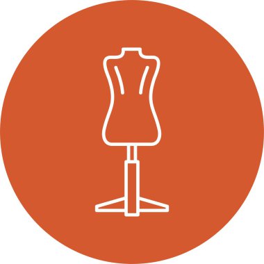 Mannequin Satır Çemberi Simgesi