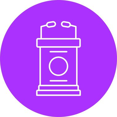 Ders Çizgisi Çemberi Simgesi