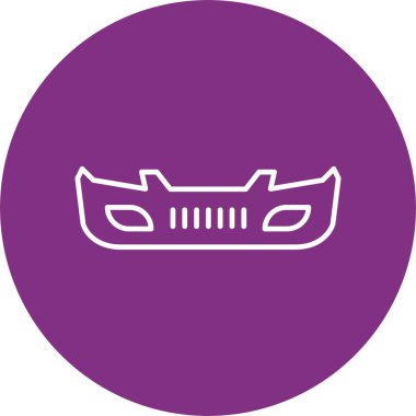 Tampon Çizgisi Çemberi Simgesi