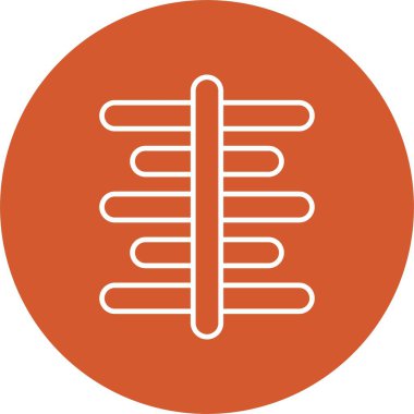 Orta Hizalama Satır Çemberi Simgesi