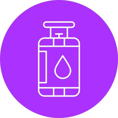 Gaz Silindiri Satır Çemberi Simgesi