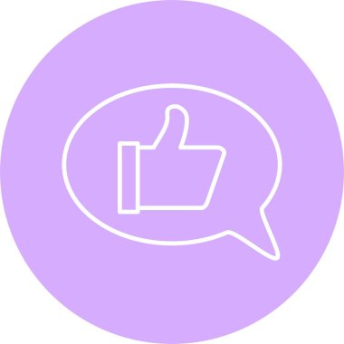 İyi İnceleme Satırı Çemberi Simgesi