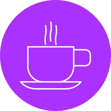 Sıcak Kahve Hattı Çemberi Simgesi