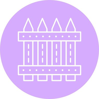 Çit Çizgisi Çemberi Simgesi