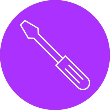 Tornavida Satırı Çemberi Simgesi