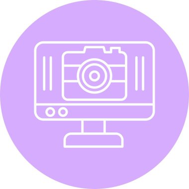 Kamera Hattı Çemberi Simgesi