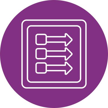 Liste Satır Çemberi Simgesi