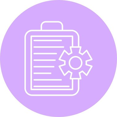 Yönetim Satırı Çemberi Simgesi