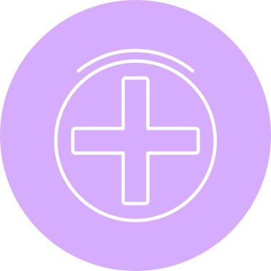 Artı İmza Satırı Çemberi Simgesi