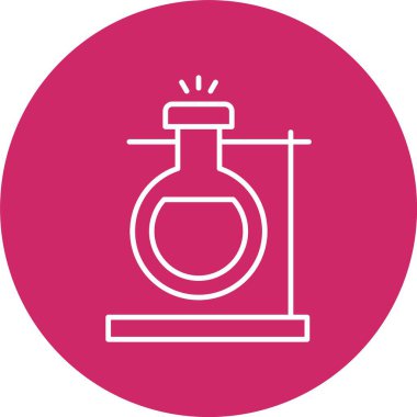 Laboratuvar Satırı Çemberi Simgesi