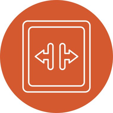 Genişlik Çizgisi Çemberi Simgesi