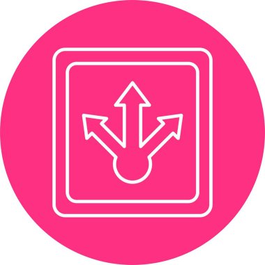 Yol Satırı Çemberi Simgesi