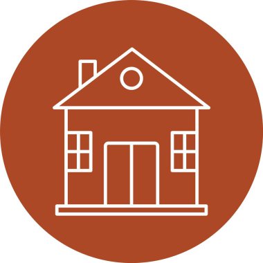 Ev Satırı Çemberi Simgesi