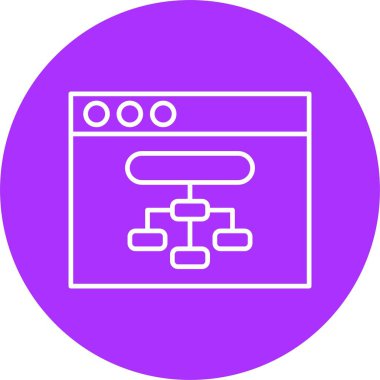 Tarayıcı Satırı Çemberi Simgesi