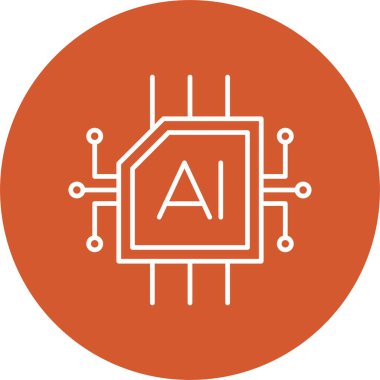 Çip Çizgisi Çemberi Simgesi