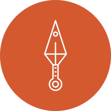 Kunai Hat Çemberi Simgesi