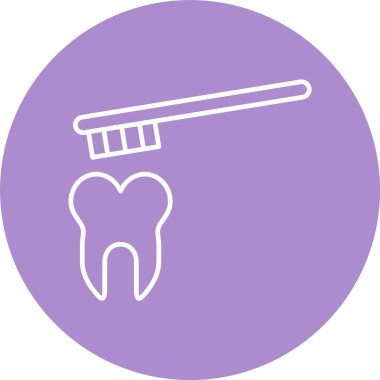 Fırça Satırı Çemberi Simgesi