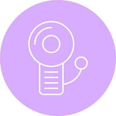 Yangın Alarm Hattı Çemberi Simgesi